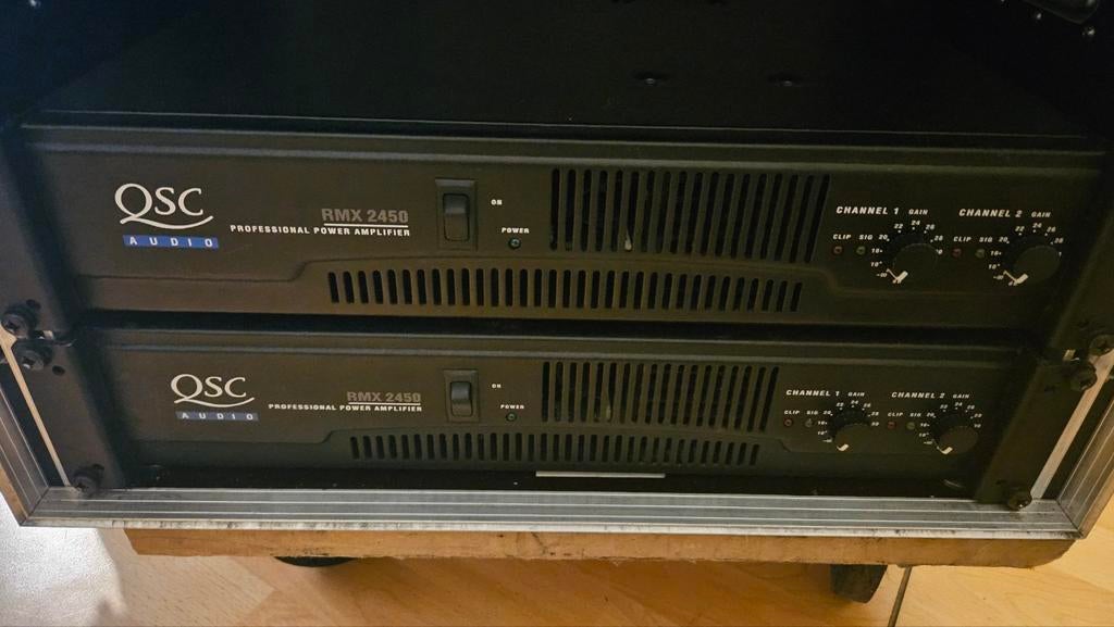 2x QSC RMX 2450 netjes onderhouden, Ophalen of Verzenden