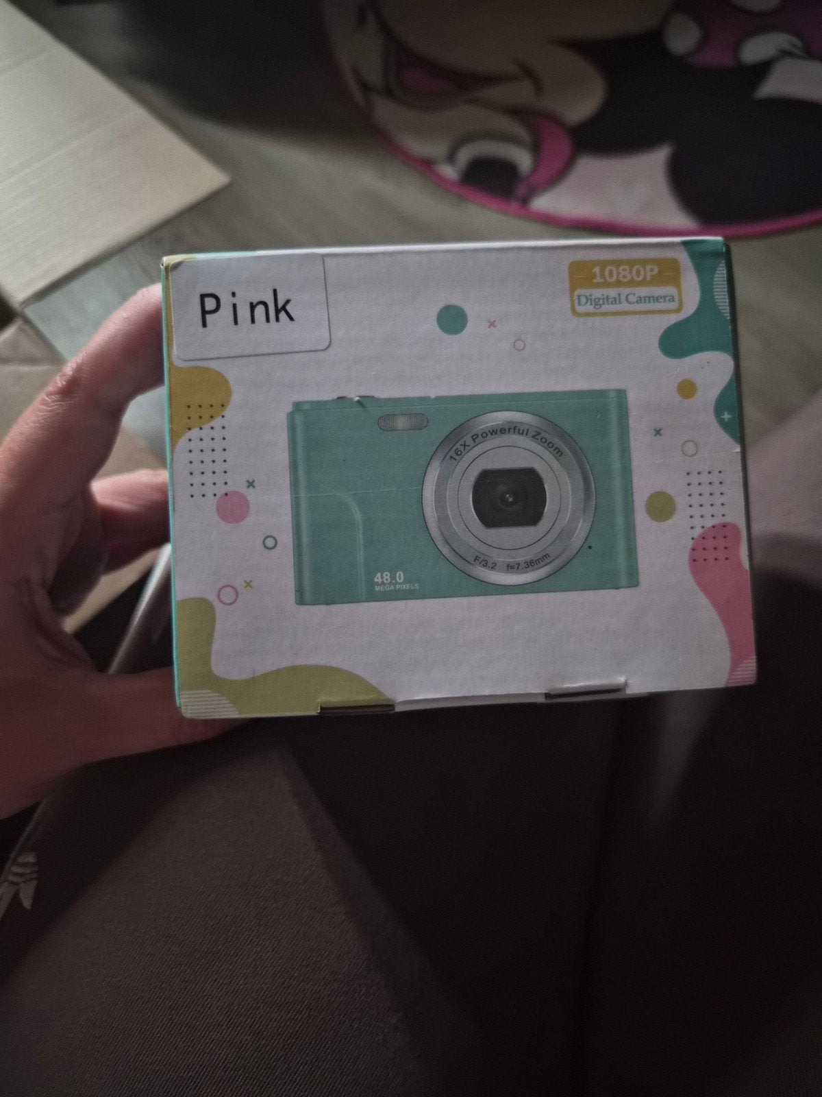roze digitale camera nieuw, Audio, Tv en Foto, Fotocamera's Digitaal, Ophalen, Nieuw, Geheugenkaart, Overige Merken