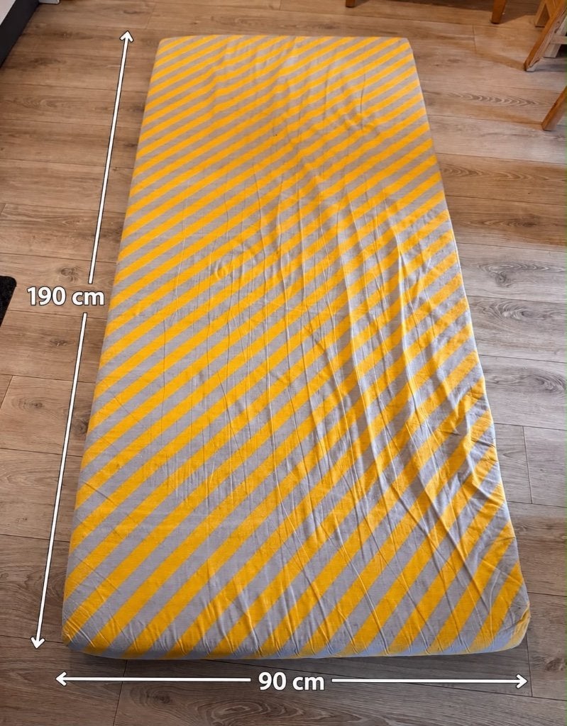 Matras 90x190x10 cm – camper/logeermatras, Ophalen, Gebruikt, 90 cm, Eenpersoons