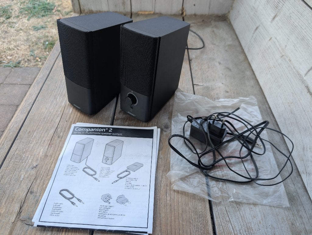 Bose Companion 2 series 3 complete set, Computers en Software, Pc speakers, Ophalen of Verzenden, Zo goed als nieuw, Audiokanaal 2