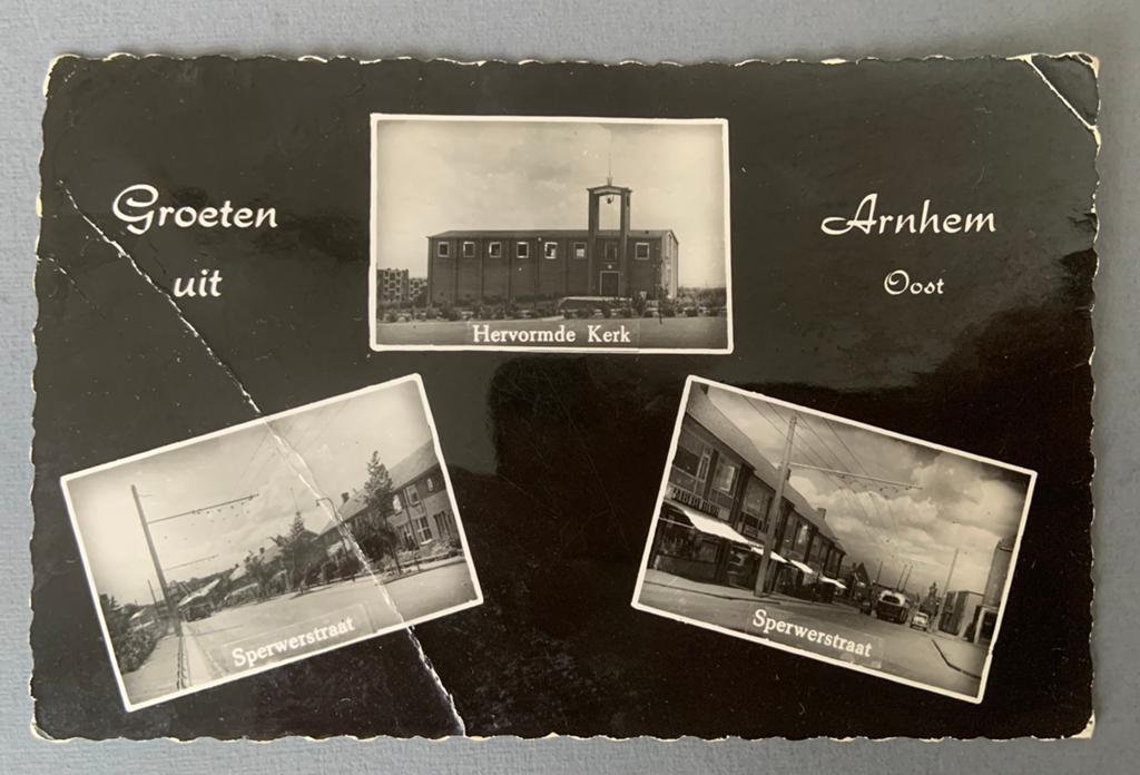 Groeten uit Arnhem Oost - Sperwerstraat, Verzenden, 1960 tot 1980, Gelopen, Gelderland
