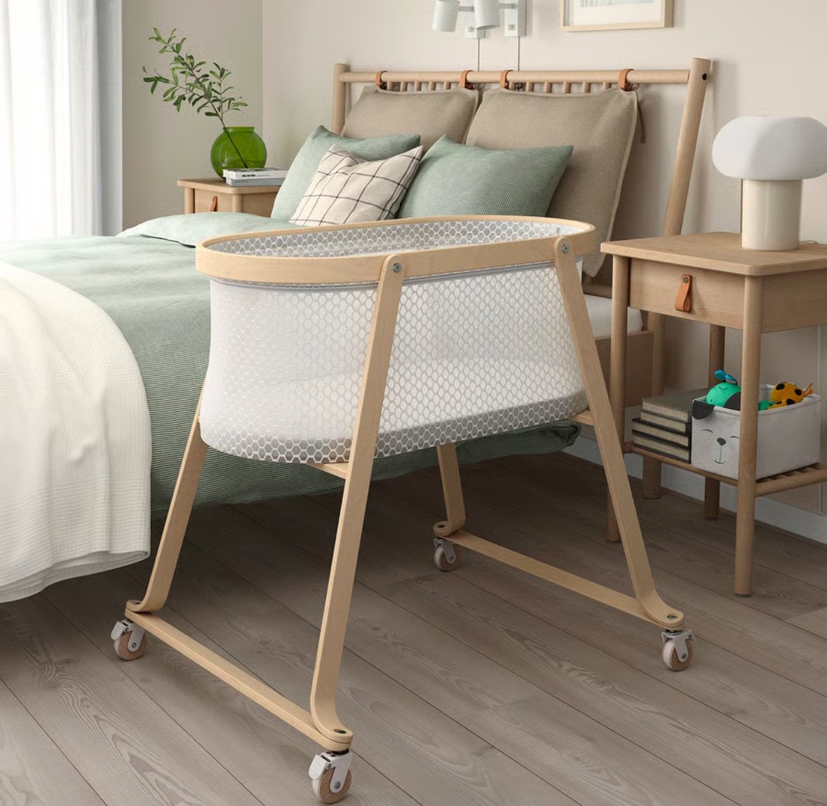 IKEA baby wieg / babybedje, Kinderen en Baby's, Ophalen of Verzenden, Zo goed als nieuw, Wieg