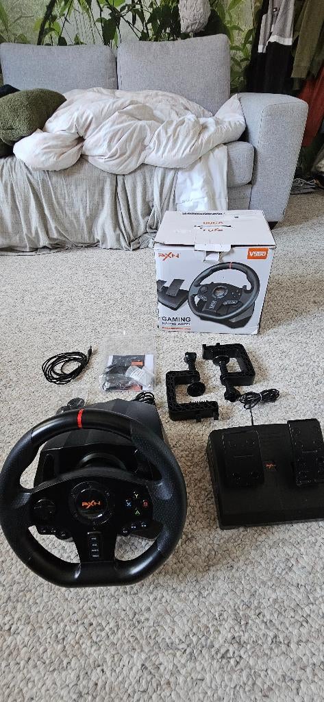 PXN V900 Gaming stuur met pedalen, Ophalen of Verzenden, Zo goed als nieuw, Overige typen