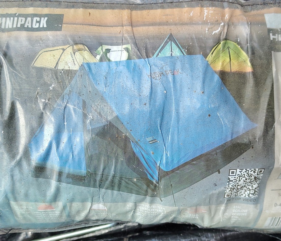 tentjes, 1-2 persoons., Caravans en Kamperen, Tenten, Ophalen, Zo goed als nieuw