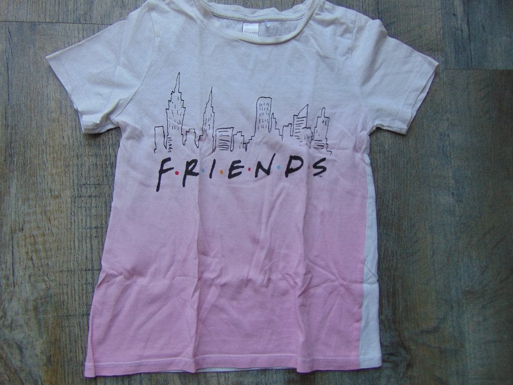 Friends T-shirt roze maat 134 / 140 shirt korte mouwen C&A, C&A, Meisje, Ophalen of Verzenden, Zo goed als nieuw