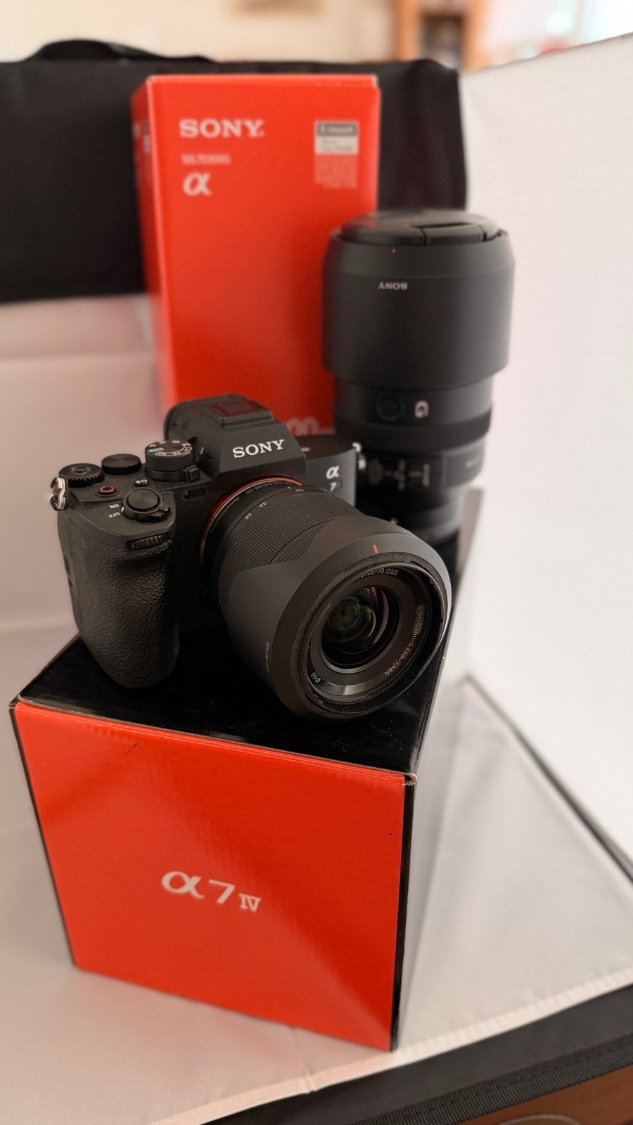 Sony A7IV & FE 70-300mm/F4.5-5.6 G OSS, Audio, Tv en Foto, Gebruikt, Sony, GPS, Systeemcamera