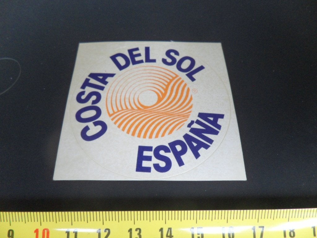 sticker spanje costa del sol españa, Ophalen, Zo goed als nieuw