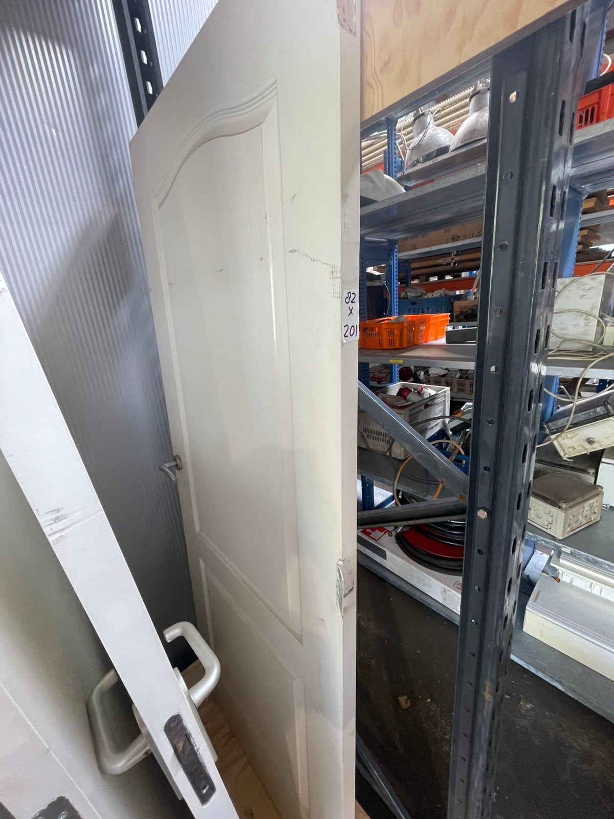 Paneeldeur 82x201cm, Doe-het-zelf en Verbouw, Ophalen, Gebruikt, Binnendeur, 200 tot 215 cm