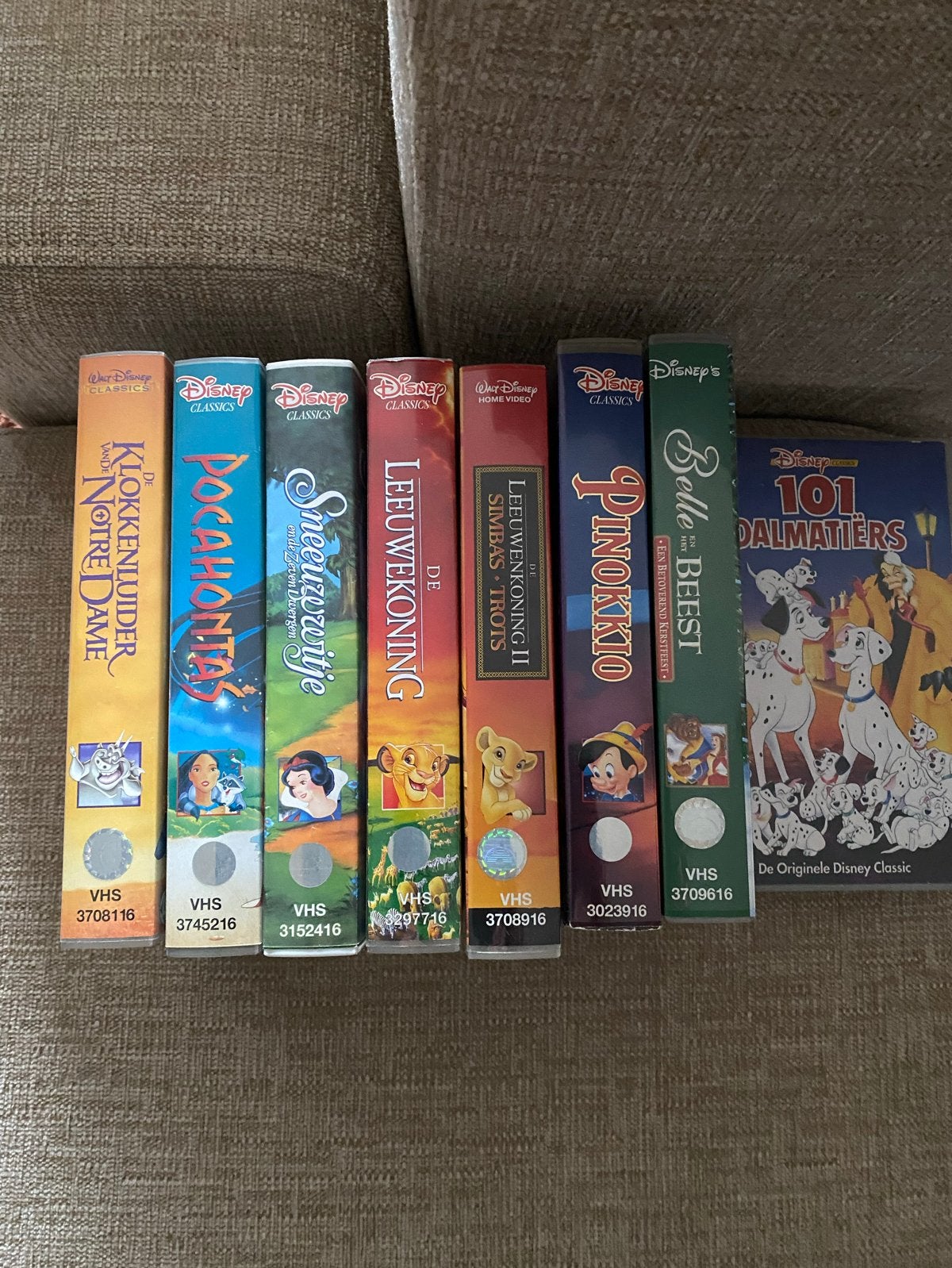 Disney VHS Collectie - Klassieke Animatiefilms, Gebruikt, Alle leeftijden, Kinderfilm, VHS