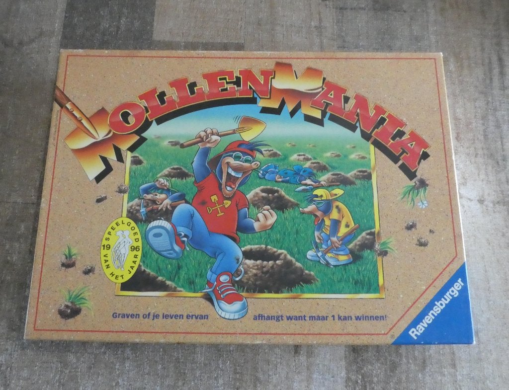 Mollenmania Ravenburger vanaf 8 jaar., Een of twee spelers, Ophalen of Verzenden, Zo goed als nieuw, Ravensburger