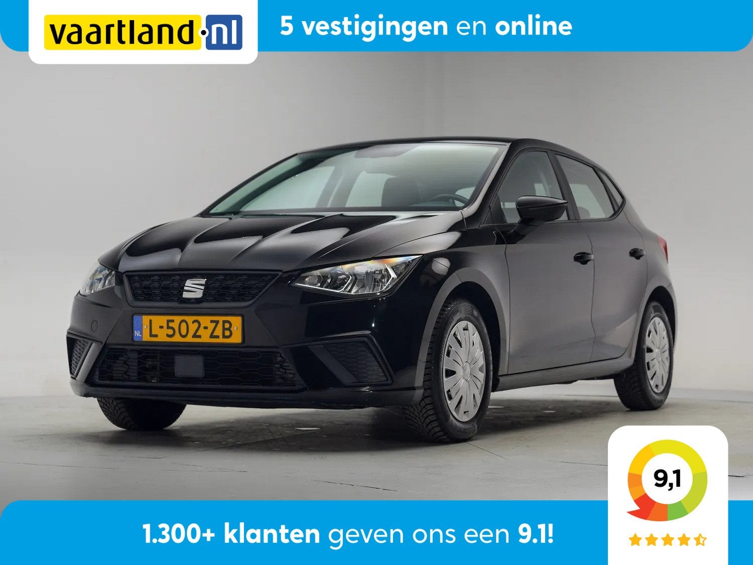 SEAT Ibiza 1.0 TSI Style [ Apple/Android PDC Clima Cruise ], Dealer onderhouden, Origineel Nederlands, Bedrijf, Handgeschakeld