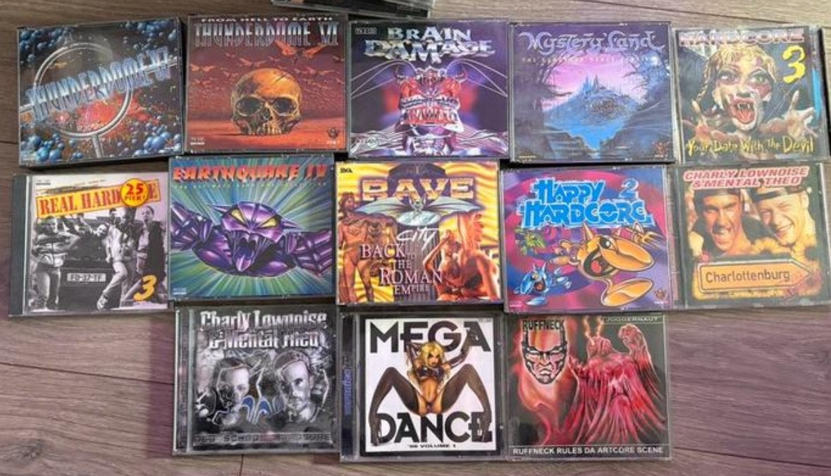 Hardcore cds origineel, Gebruikt, Hardcore, Verzenden, Inclusief boekje