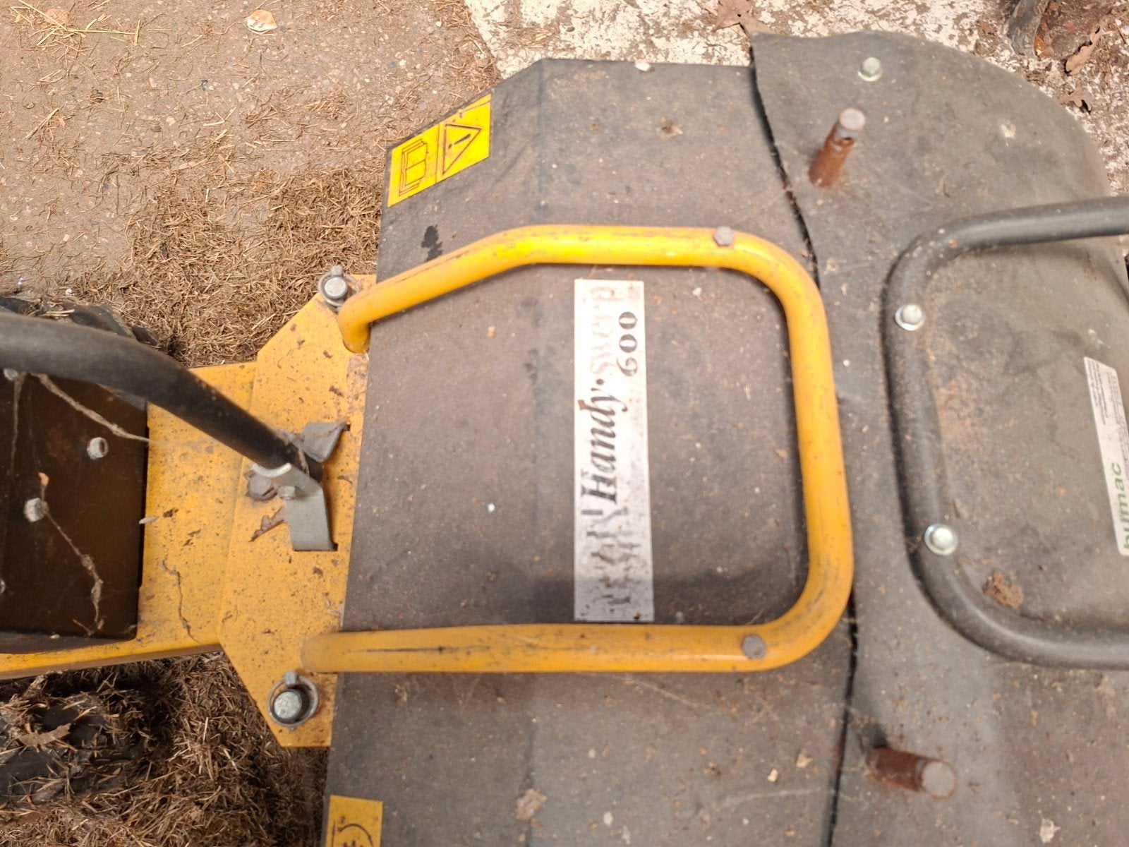 Veegmachine met sneeuwschuif - Handy 600, Ophalen of Verzenden, Gebruikt, Handy