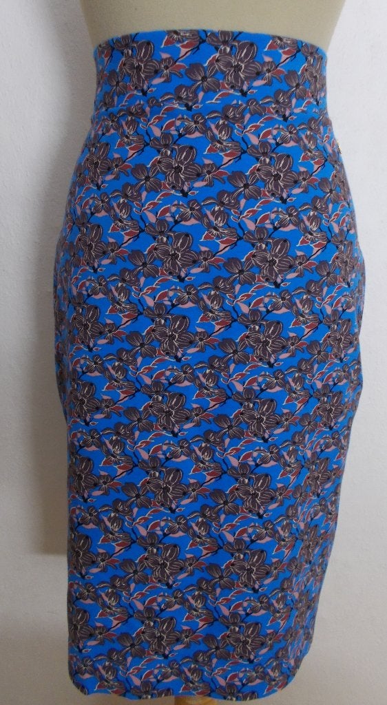 Fleurige blauwe print rok van 4 Funky Flavours! L, Maat 42/44 (L), Nieuw, Onder de knie, Verzenden