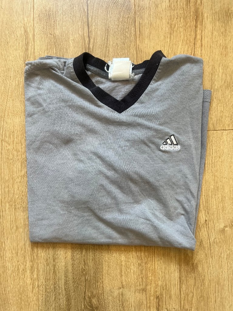 Adidas T-shirt – Maat M, Adidas, Grijs, Gedragen, Verzenden