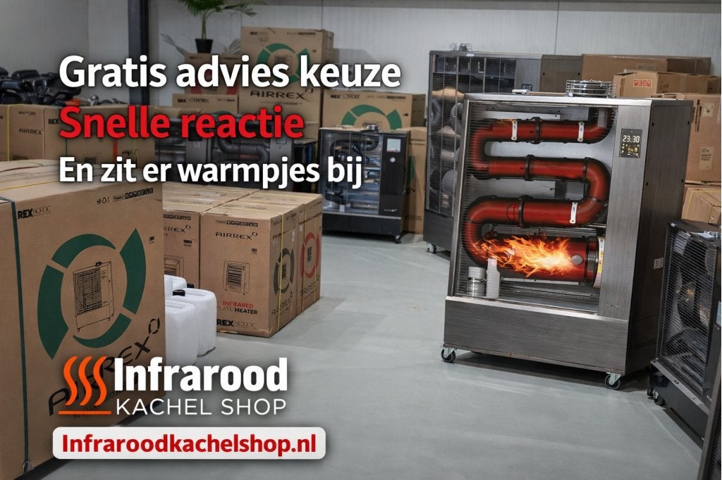 Infraroodkachel infraroodheater werkplaatskachel Airrex MW t, Info@infraroodkachelshop.nl, Infraroodkachelshop.nl, Eigen Haard 63 Balk