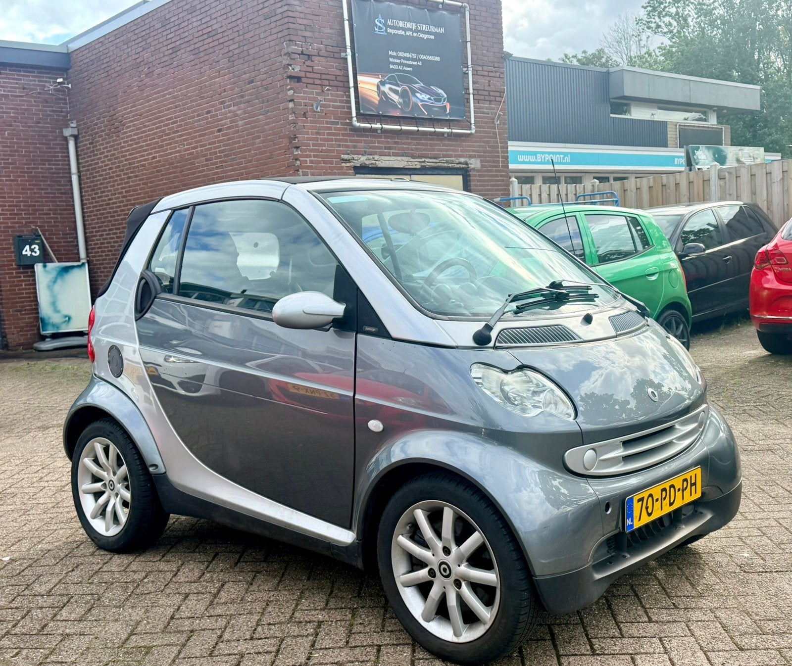 Smart 0.7 Cabrio 45KW AUT 2004 Grijs