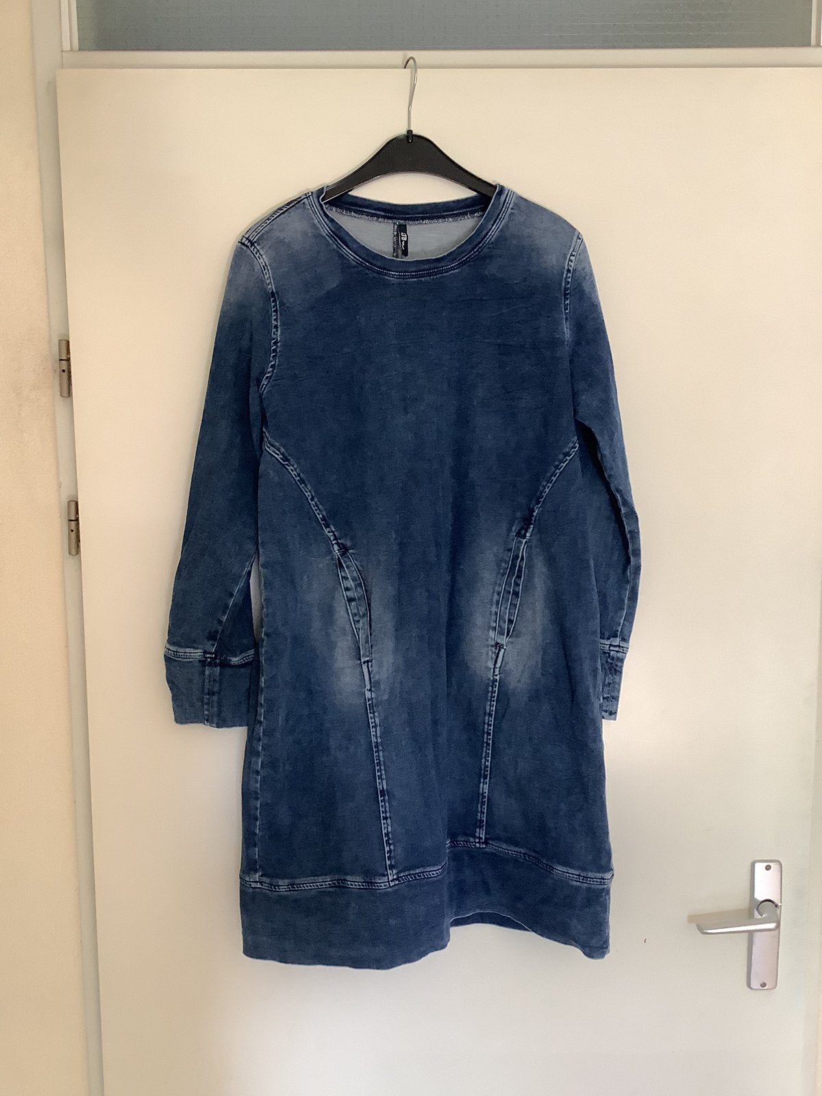 Spijkerjurk, Blauw, Maat 42/44 (L), Ophalen of Verzenden, Zo goed als nieuw