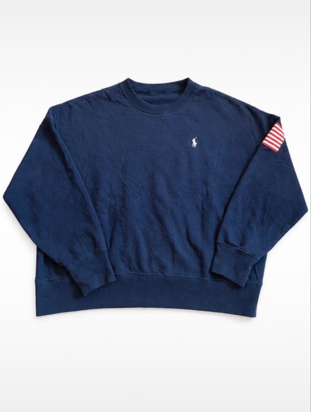 Polo Ralph Lauren sweater dames maat M, Ophalen of Verzenden, Gedragen, Maat 38/40 (M), Blauw