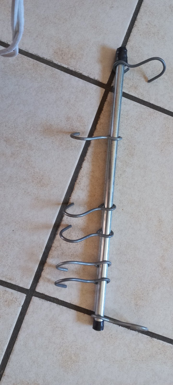kapstok lengte 41 cm met 7 haken, Ophalen, Gebruikt