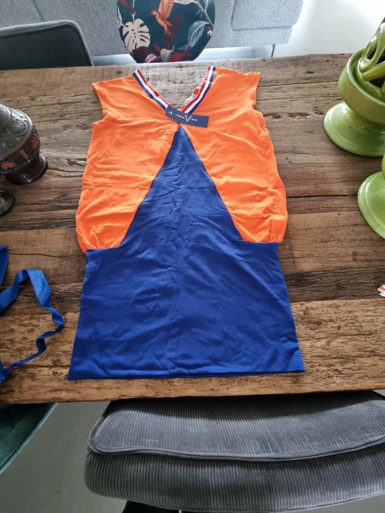 Voetbaljurkje van Bavaria oranje met blauw, Ophalen of Verzenden, Oranje of Koningsdag