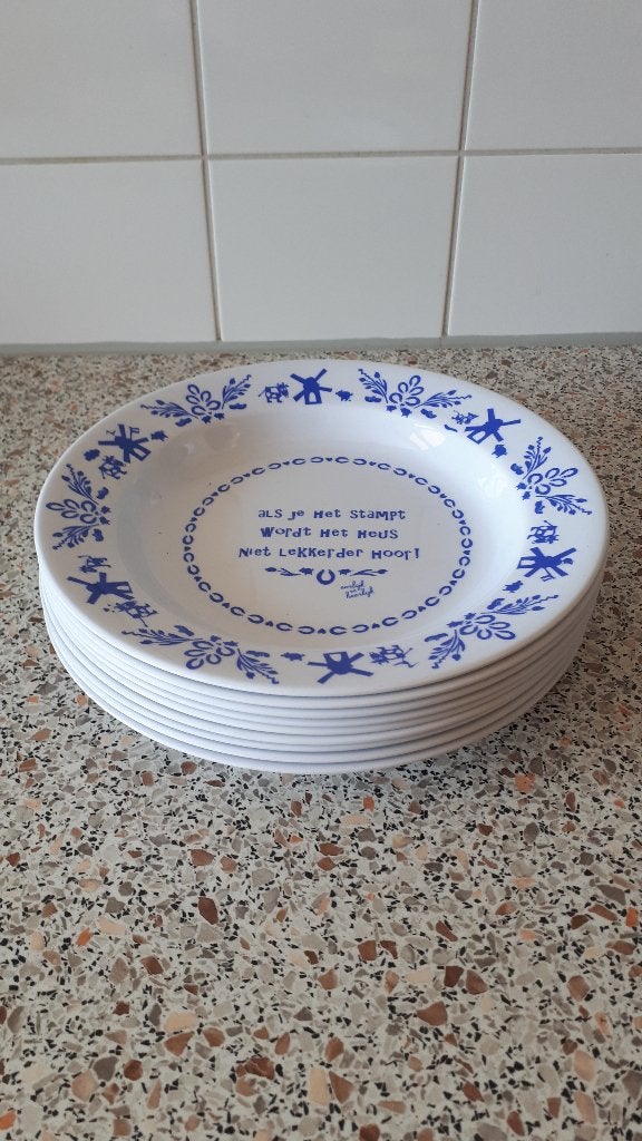 9 st. Unox diepe borden, kunststof (nieuw), Ophalen of Verzenden, Nieuw