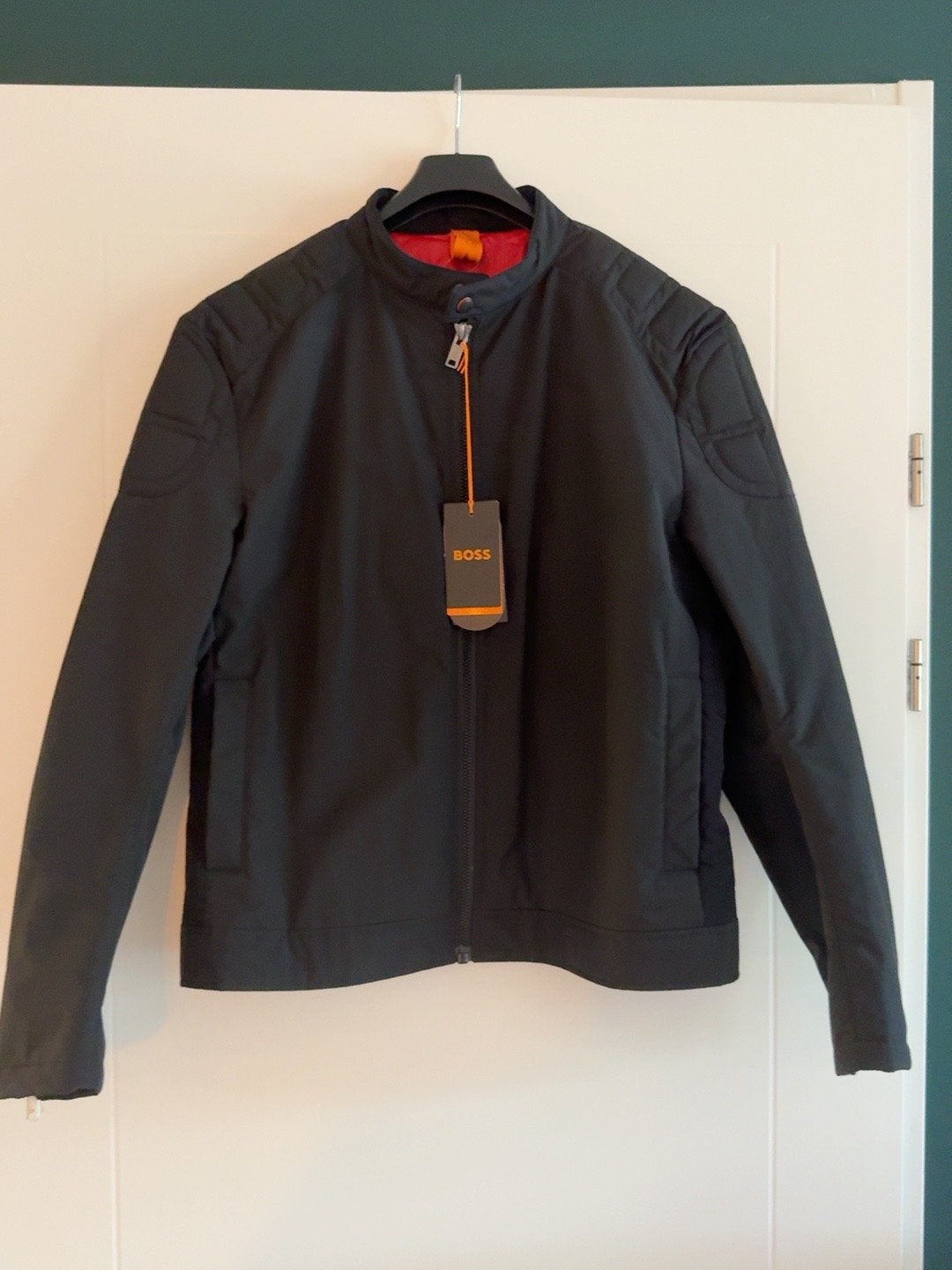 Nieuwe BOSS Ocasey Cordura biker jacket – maat 52 (L), Ophalen of Verzenden, Nieuw, Maat 52/54 (L), Zwart
