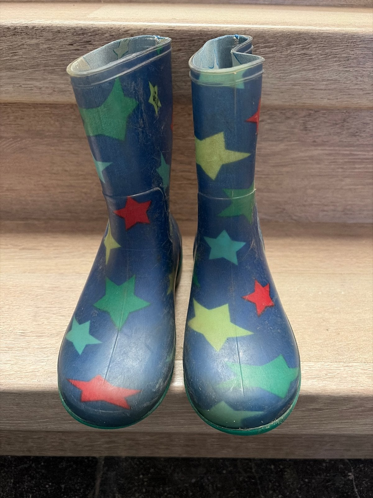 Leuke kinderregenlaarzen met sterrenprint, maat 29, Ophalen of Verzenden, Gebruikt, Jongen of Meisje