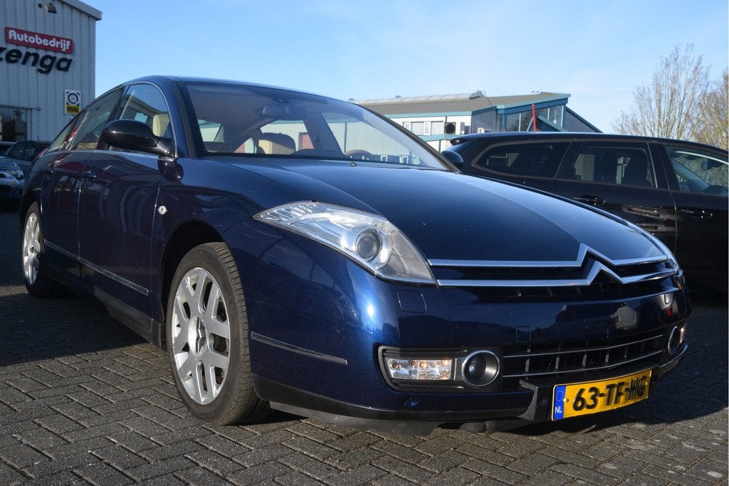 Citroën C6 2.7 HdiF V6 Exclusive Navi | Headup | Leer | Xen, Auto's, Citroën, Gebruikt, Beige, C6, Navigatiesysteem