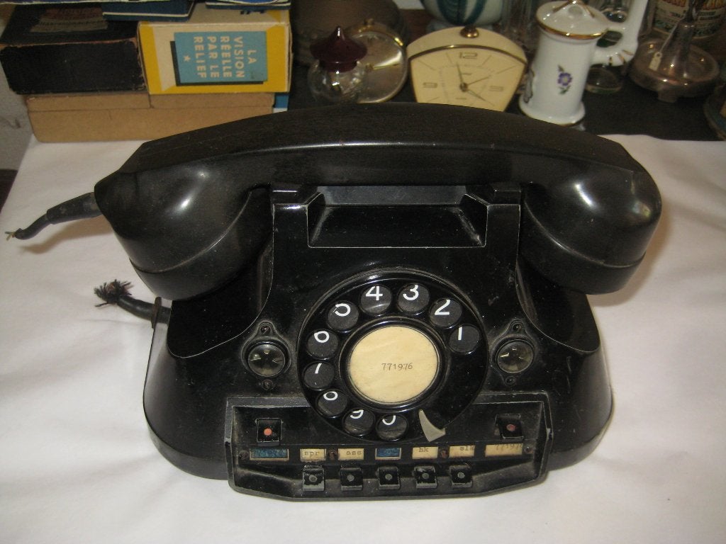 oude telefoon serietoestel ptt atea automatic electric 1949, Ophalen of Verzenden