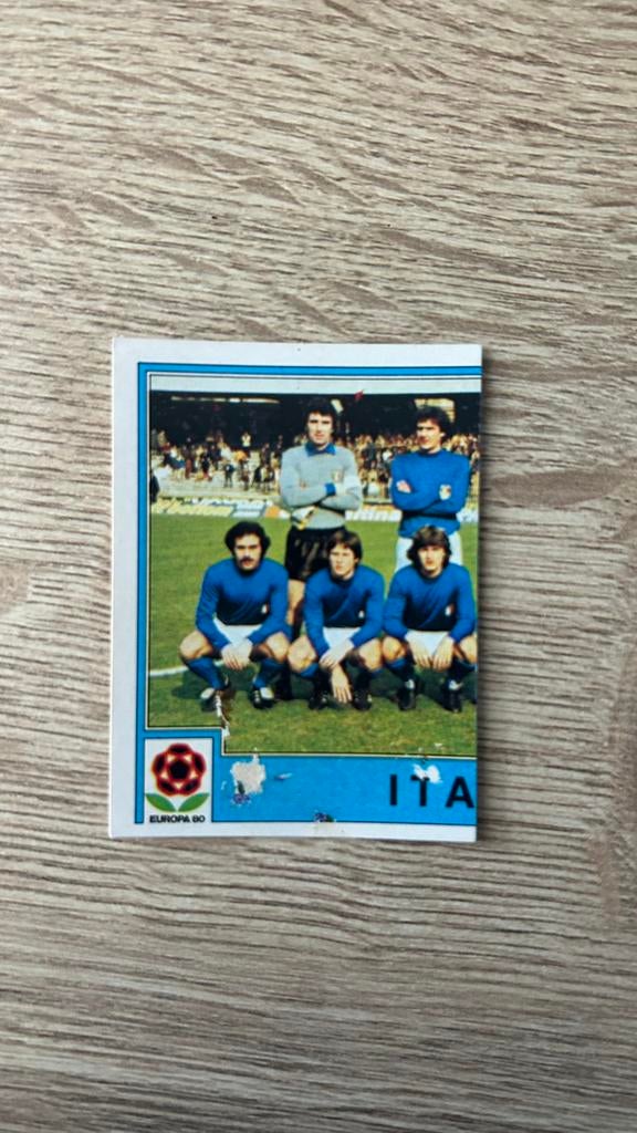 Panini Europa 80 plaatje Team Italië EK 80, Ophalen of Verzenden, Gebruikt, Sticker
