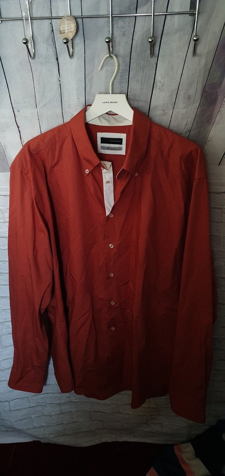 tomasso overhemd  mt 3xl, Kleding | Heren, Verzenden, Nieuw, Blauw, Overige halswijdtes