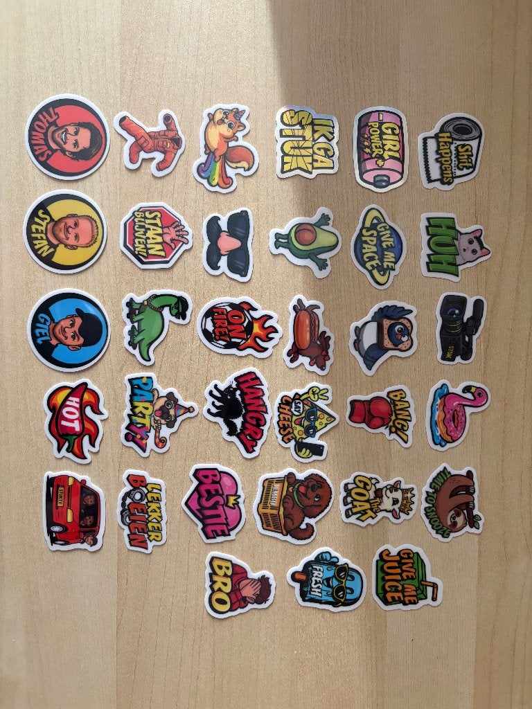 Stickers Jumbo StukTV, Verzamelen, Jumbo, Verzenden