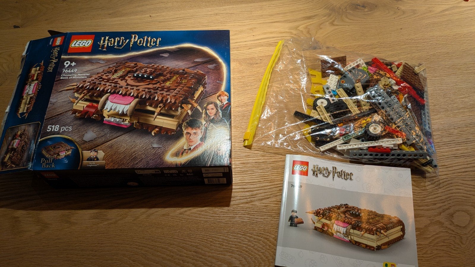 LEGO Harry Potter 76449 Monsterboek der Monsters, Ophalen, Compleet, Lego, Harry Potter