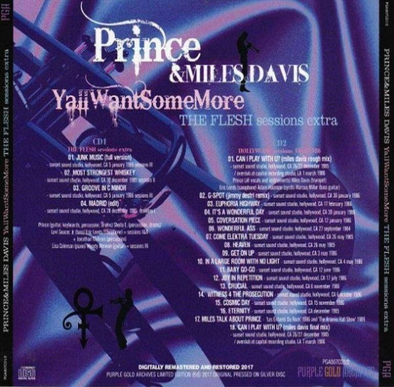 Prince & Miles Davis -Y'all Want Some More THE FLESH 2CD, Nieuw in verpakking, Speciale editie, Album, Verzenden