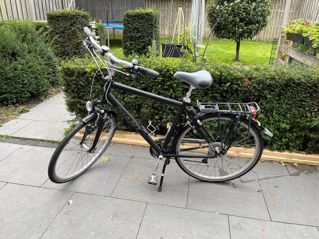 Giant freerider 28inch, Fietsen en Brommers, Ophalen, Gebruikt, Velgrem, Versnellingen