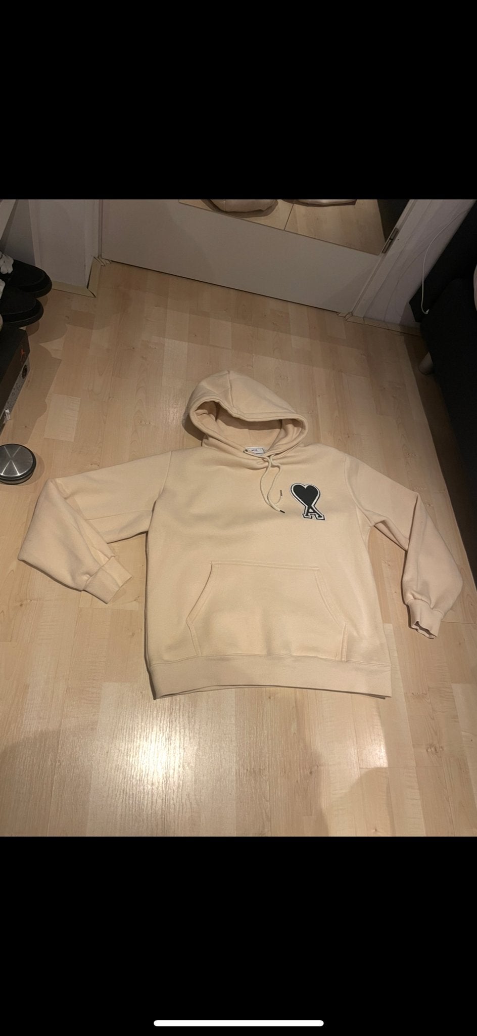 Ami Paris Hoodie maat L Zo goed als nieuw, Ophalen of Verzenden, Zo goed als nieuw, Maat 52/54 (L), Beige
