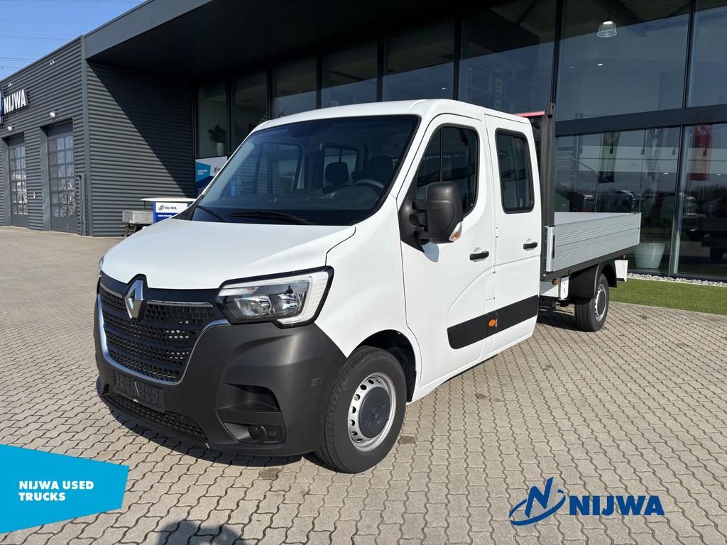 Renault Master 145 DC + Open laadbak (bj 2024), Auto's, Bestelauto's, Bedrijf, Te koop, ABS, Airconditioning, Centrale vergrendeling