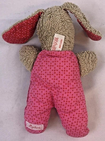Sigikid Fips Vintage Badstof Hond Knuffel Beige Roze Stippen, Coolsingel 104, 3011 AG Rotterdam, Netherlands, Hond, Zo goed als nieuw