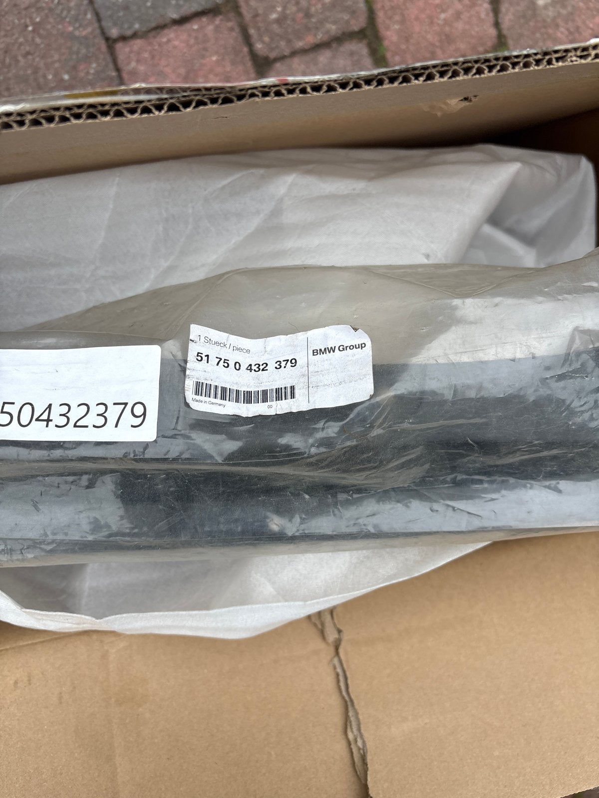 BMW  m3 bumper lip 51 75 0 432 379 Afdekstrip Motorkap, Ophalen of Verzenden, Nieuw, BMW