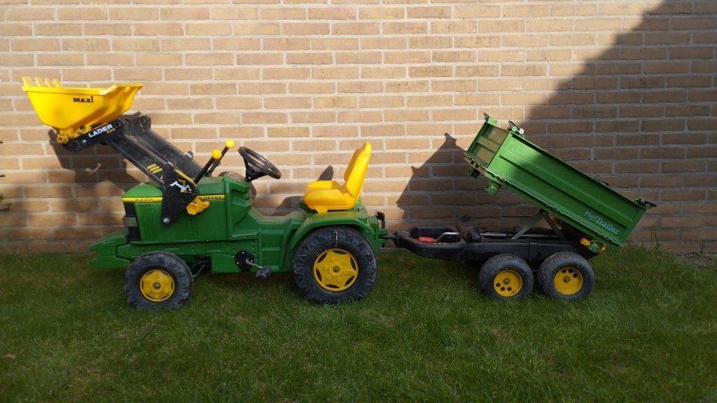 John Deere 6400 Traptrekker met kar, Ophalen, Gebruikt, Trapvoertuig