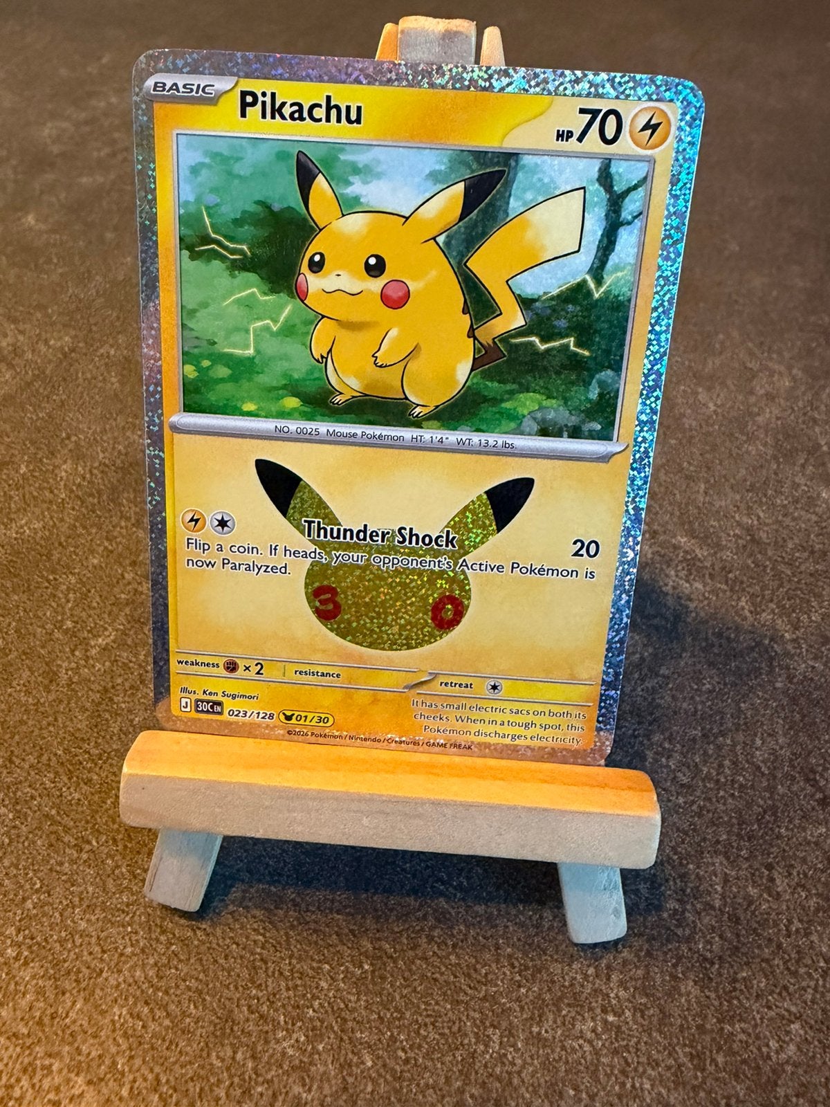 Pikachu 23 (01/30) Pokémon Celebration 30th, Ophalen of Verzenden, Zo goed als nieuw