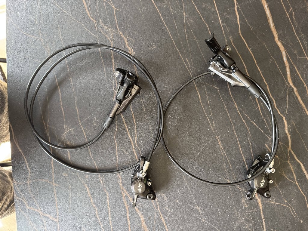 Shimano Deore XT remset, Fietsen en Brommers, Fietsonderdelen, Remmen, Gebruikt, Overige materialen, Fatbike