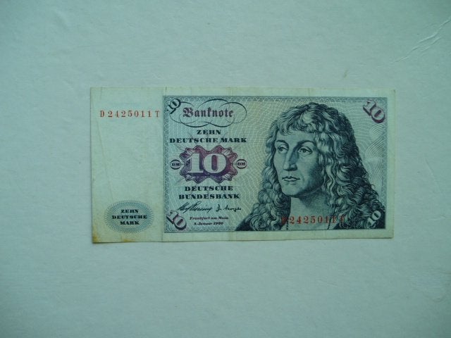 1514. Duitsland, 10 deutsche mark 1960., Postzegels en Munten, Bankbiljetten | Europa | Niet-Eurobiljetten, Verzenden, Duitsland
