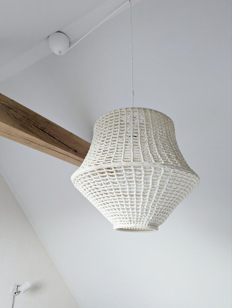 Piet Hein Eek IKEA INDUSTRIELL gehaakte hanglamp, Huis en Inrichting, Ophalen of Verzenden, Zo goed als nieuw, Overige materialen