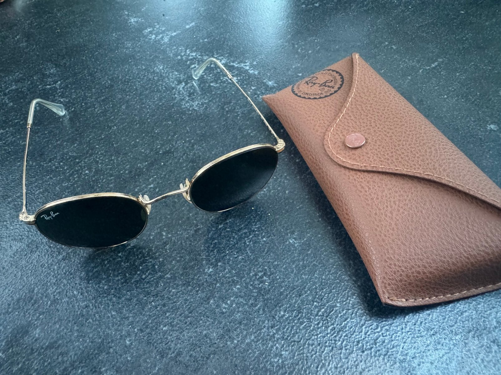 Ray-Ban Round Metal zonnebril (RB3447), Zonnebril, Overige kleuren, Verzenden, Nieuw