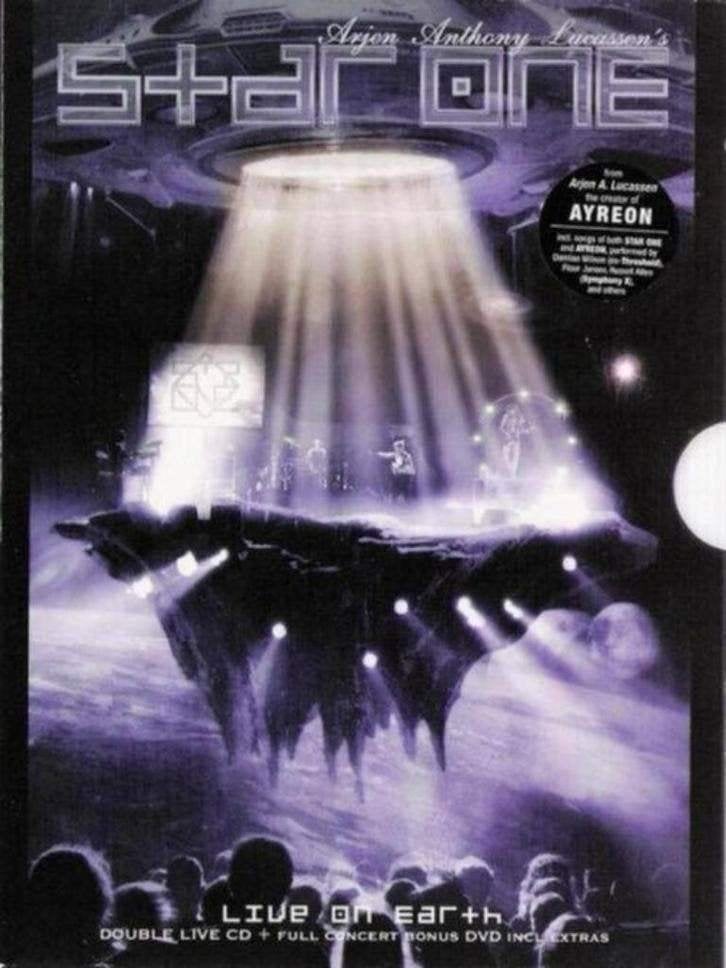 2CD/DVD: Arjen Anthony Lucassen's Star One – Live On Earth, Ophalen of Verzenden, Zo goed als nieuw