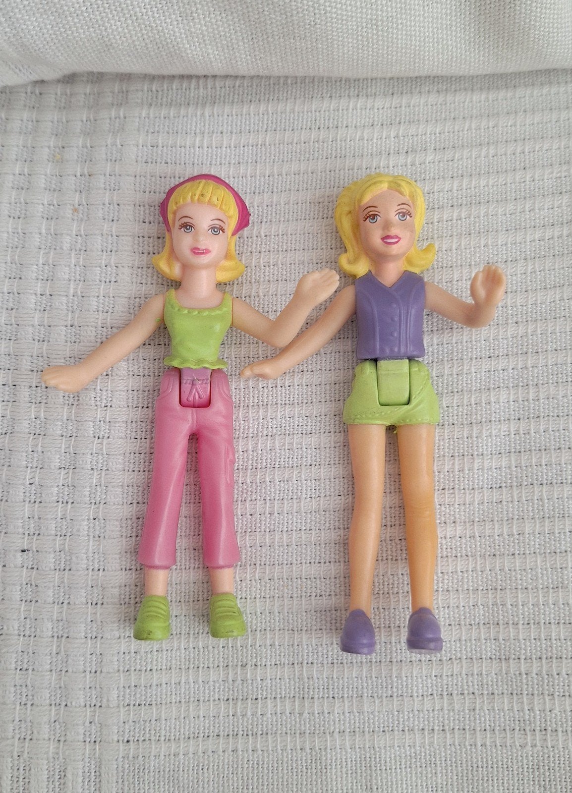 2 vintage Polly Pocket poppen McDonald's, Ophalen of Verzenden, Zo goed als nieuw, Pop
