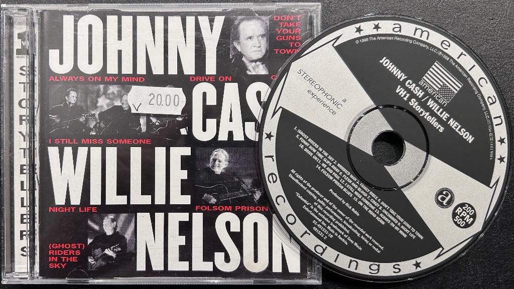 JOHNNY CASH / WILLIE NELSON - VH1 Storytellers ( CD ), Ophalen of Verzenden, Zo goed als nieuw