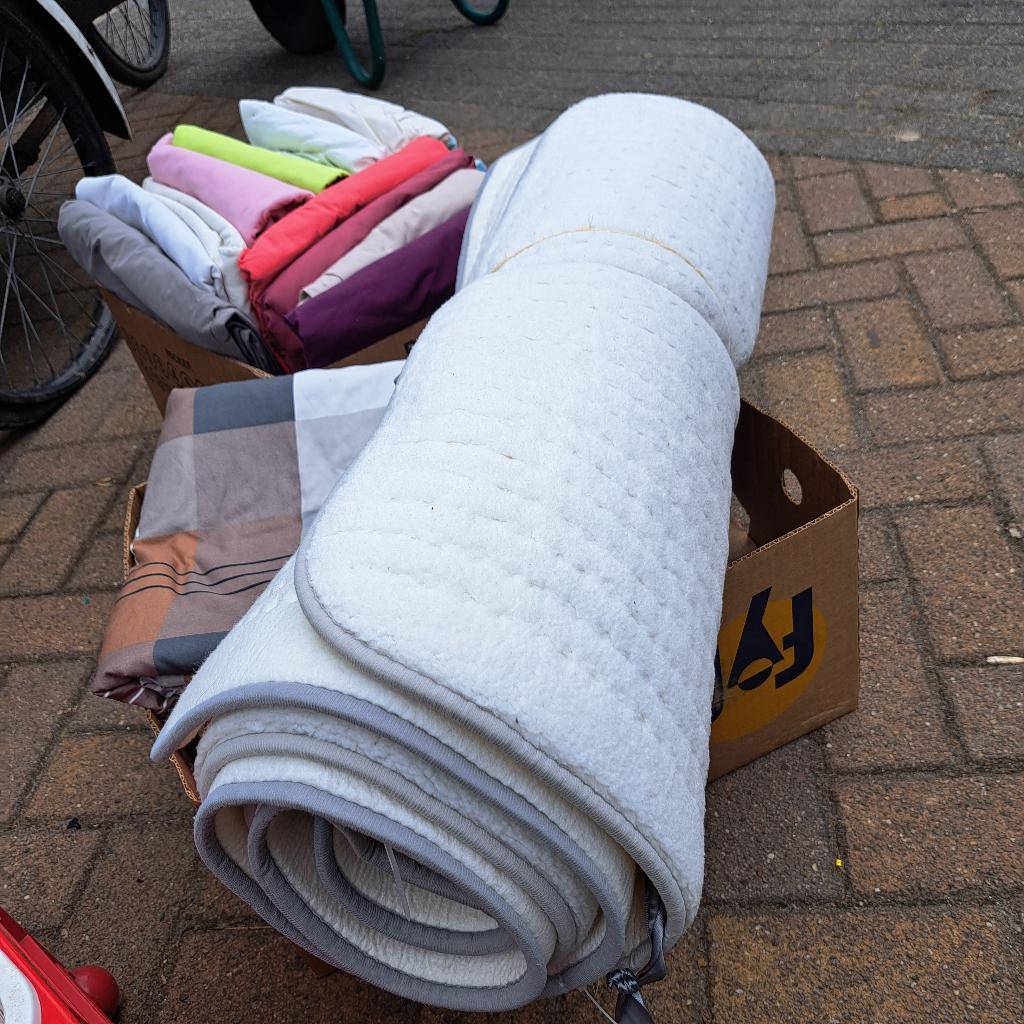 Electrische matras verwarming, Ophalen, Overige materialen, Eenpersoons, Wit
